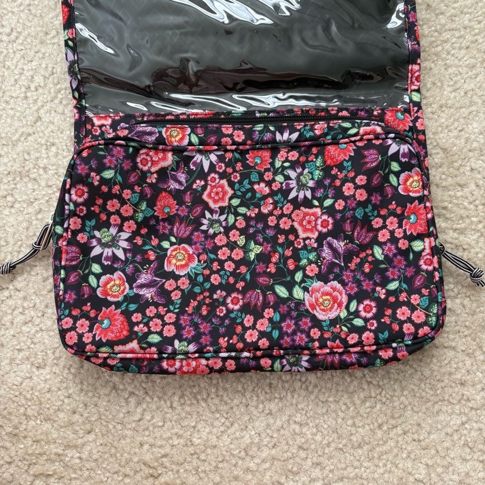 Vera Bradley Floral Travel Toiletries/Makeup Bag - Picture 5 of 9